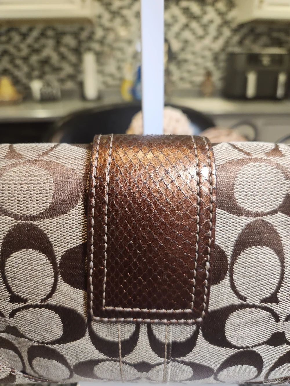 Coach Soho Vintage Signature Baguette NWOT